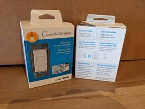 Lot of (2) Lutron Caseta Wireless Light Dimmer for Wall & Ceiling Lights