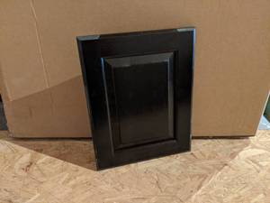 Lot of (7) Mocha Solid Soft Maple Cabinet Doors 12 x 15