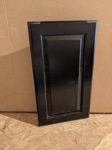Lot of (15) Mocha Solid Soft Maple Cabinet Doors 12 x 21