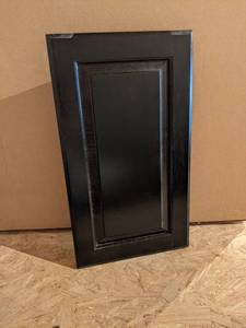 Lot of (15) Mocha Solid Soft Maple Cabinet Doors 12 x 21