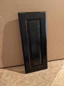 Lot of (15) Mocha Solid Soft Maple Cabinet Doors 9 x 21