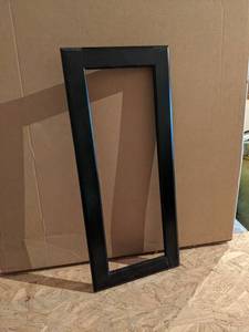 Lot of (13) Mocha Solid Soft Maple Cabinet Door Frames 9 x 21