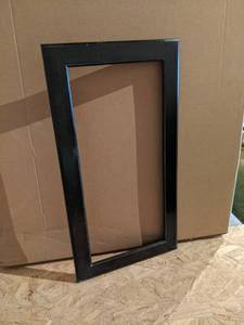 Lot of (8) Mocha Solid Soft Maple Cabinet Door Frames 15 x 28
