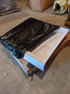 42 x 42 Kinro Composites  White Permalux Shower Pan