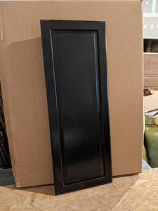 Lot of (4) Mocha Solid Soft Maple Cabinet Doors 12 x 40
