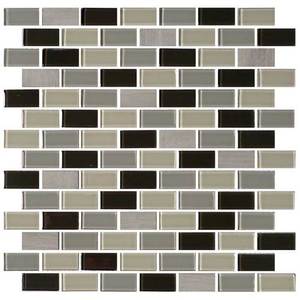 Lot of 40  Glass Mosaic Tiles - Evening Sky