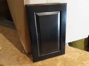 Lot of (12) Mocha Solid Soft Maple Cabinet Doors 12 x 18