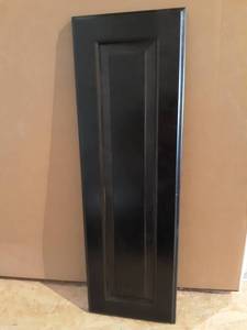 Lot of (10) Mocha Solid Soft Maple Cabinet Doors 9 x 28