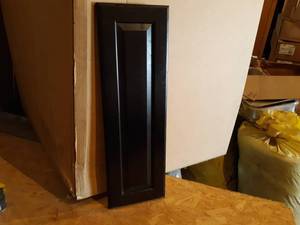 Lot of (15) Mocha Solid Soft Maple Cabinet Doors 9 x 28