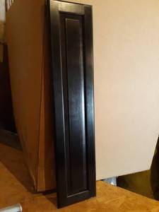 Lot of (7) Mocha Solid Soft Maple Cabinet Doors 9 x 40