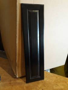 Lot of (10) Mocha Solid Soft Maple Cabinet Doors 9 x 34