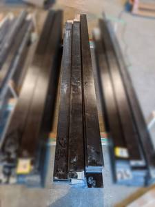 Large Lot of (36) 4 x 34 Mocha Solid Soft Maple MoldingTrim
