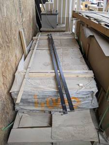 Large Lot of about (100) 1-14 Mocha Solid Soft Maple Crown Molding