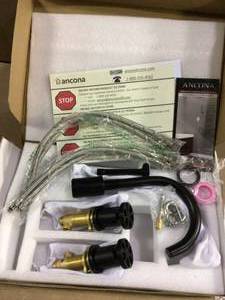 lot 25 image: Nova 8 in. Widespread 2-Handle Bathroom Faucet Matte Black Finish Customer Return See Pictures