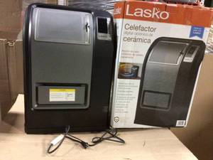 lot 68 image: Cyclonic 1500-Watt Ceramic Electric Ceramic Portable Heater with Digital Display by Lasko Customer Return See Pictures