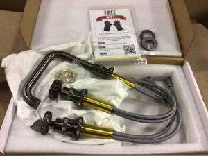 8 in. Widespread 2-Handle High-Arc Bathroom Faucet in Brushed Gun Black Customer Returns See Pictures
