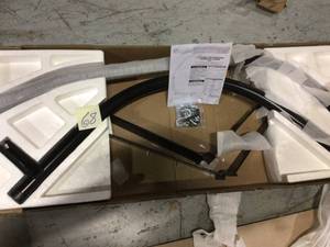 2.6 ft. Steel C-Stand for Hanging Hammock Chairs by Sunnydaze Decor Customer Returns See Pictures
