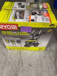 3000 PSI 2.3-GPM Honda Gas Pressure Washer by RYOBI Customer Returns See Pictues