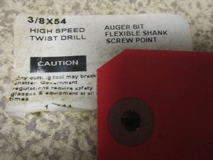lot 801 image: B & A HIGH SPEED, FLEX SHAFT, WIRE FISHING DRILL BITS