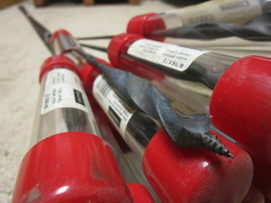 lot 837 image: B & A HIGH SPEED, FLEX SHAFT, WIRE FISHING DRILL BITS