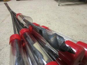 lot 853 image: B & A HIGH SPEED, FLEX SHAFT, WIRE FISHING DRILL BITS