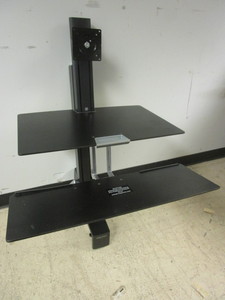 lot 861 image: ERGOTRON WORKFIT ADJUSTABLE WORKSTATION WITH STANDING DESK