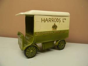 lot 13 image: VINTAGE HARRODS LTD WALKER ELECTRIC VAN CANDY  SNACK JAR - VERY COOL PIECE - SEE PICTURES