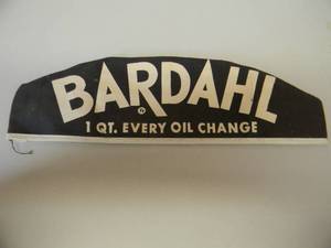 lot 68 image: VINTAGE BARDAHL FREES VALVE LIFTERS GAS STATION ATTENDANT HAT - ORIGINAL - AWESOME PIECE - SEE PICTURES