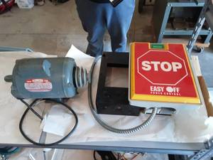 Dayton 34 Hp. 115 Volt Electric Motor With Easy Off Power Switch