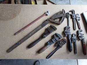 Assorted Pipe Wrenches