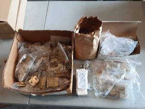 Large Lot Of New Hinges, Handles, And Magnetic Latches