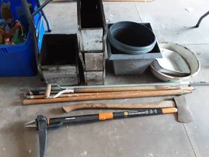 Axe. Fiskars Weeder, Tool Handles, Planter Boxes, Pots & More