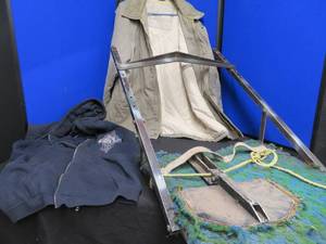 DEER STAND FRAME, MEMBERS ONLY JACKET