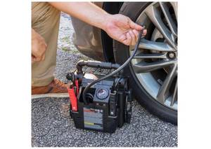 800 Peak Amp Portable Car Jump Starter with120PSI Compressor&TripleUSB Power the retail price