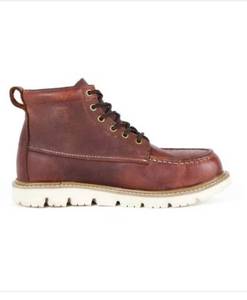 Mens Canton 6 Work Boots - Soft Toe - Walnut Pitstop Size 11(M)