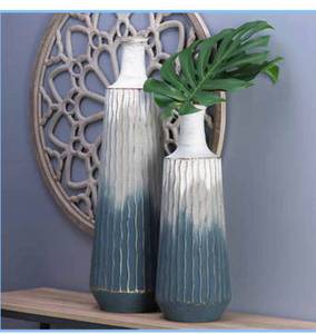 Elements Metal Vase Set, 2-pack