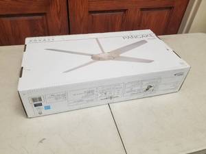 52 Ceiling Fan MinkaAire Pancake Oil Rubbed Bronze with 4 Oil Rubbed Bronze blades (new in box)
