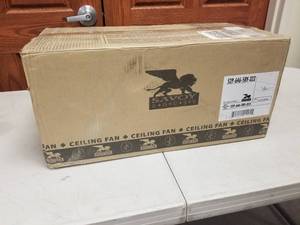 52 Ceiling Fan Savoy House #323 Old Bronze with 5 blades (new in box)