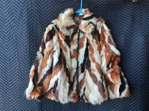 lot 22 image: Montgomery Wards Natural Rabbit Jacket