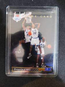 lot 7 image: 1992 Upper Deck Shaquille ONeal Rookie Card #1b - LK