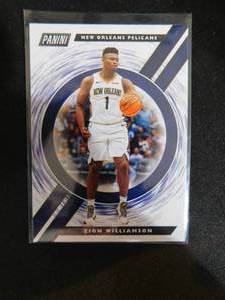lot 8 image: 2019-20 Panini Player Of The Day Zion Williamson Rookie Card #100