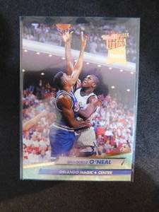 lot 15 image: 1992-93 Ultra Shaquille ONeal Rookie Card #328