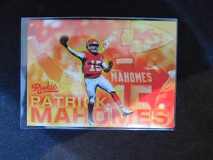 lot 17 image: 2017 Espn Patrick Mahomes Rookie Card - LK