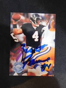 lot 20 image: 1991 Pro Set Platinum Brett Favre Rookie Card In Person Autograph