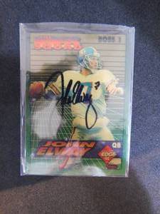 lot 25 image: 1994 Edge The Boss Squad John Elway In Person Autograph