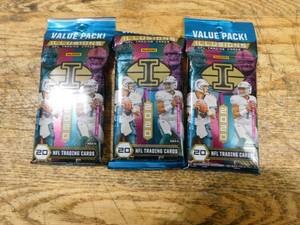 lot 29 image: (3) 2020 Panini Illusions Football Value Packs (20) Cards Per Pack