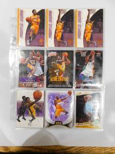 lot 40 image: Kobe Bryant Trading Card Lot (27) Cards 2004 Topps Chrome Included