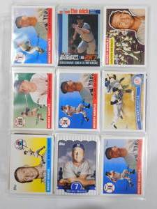 lot 44 image: Mickey Mantle Trading Card Lot (36) Cards