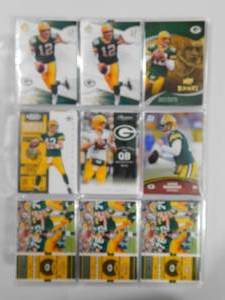 lot 50 image: Aaron Rodgers Trading Card Lot (54) Cards