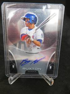 lot 53 image: 2013 Bowman Sterling Byron Buxton Autograph Rookie Card